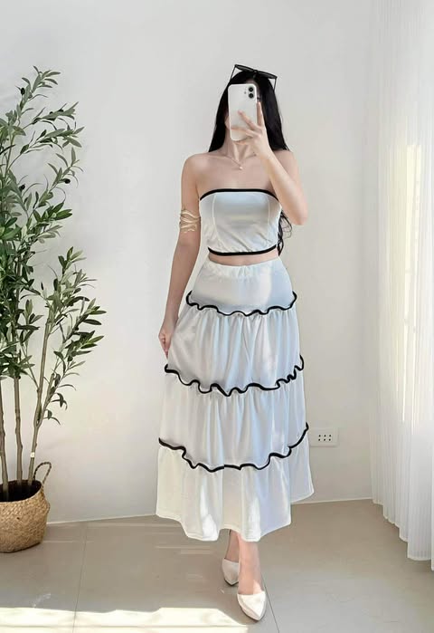 Chelsea Tube Top and Maxi Skirt Coords