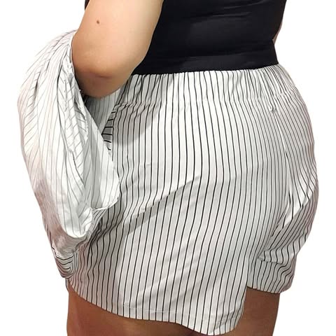 Plus Size Drake Blazer Top And Shorts Coords