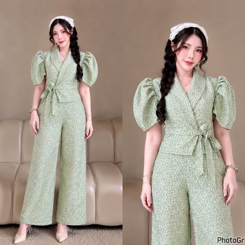 Plus Size Mia Filipiniana Top and Pants Coords