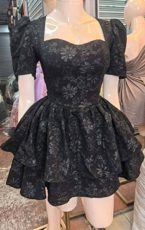 🎁 Andrea Puff Layered Mini Dress (50% off)