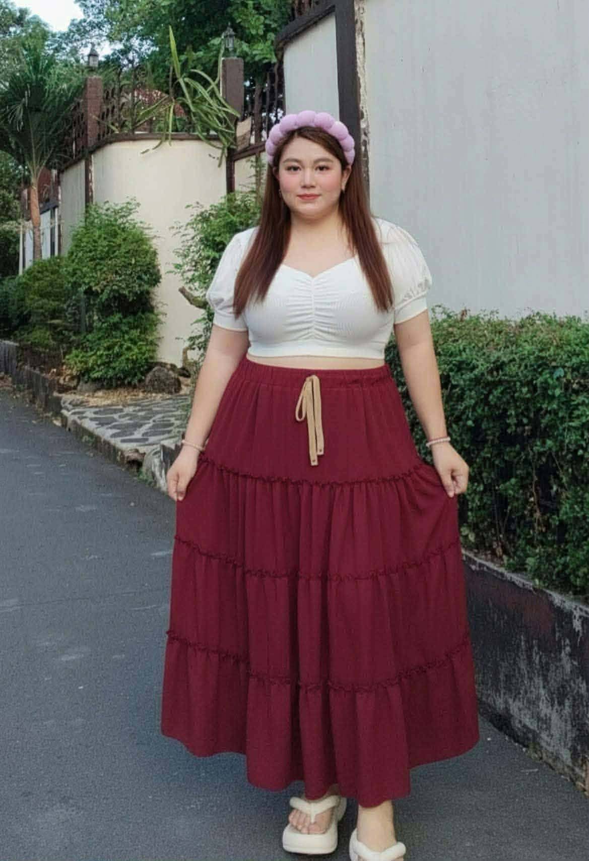 Plus Size Diva Maxi Skirt Version 1 and V2
