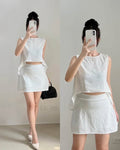 Merielle Longback Top and Skort Coords