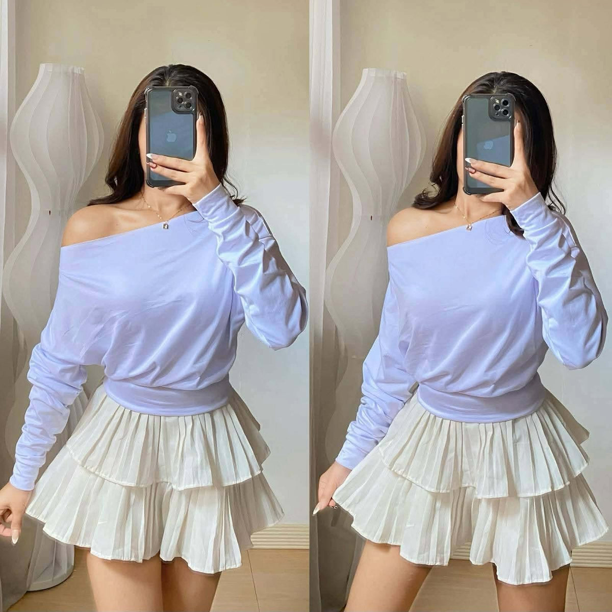 Hailey Offshoulder Longsleeve Top