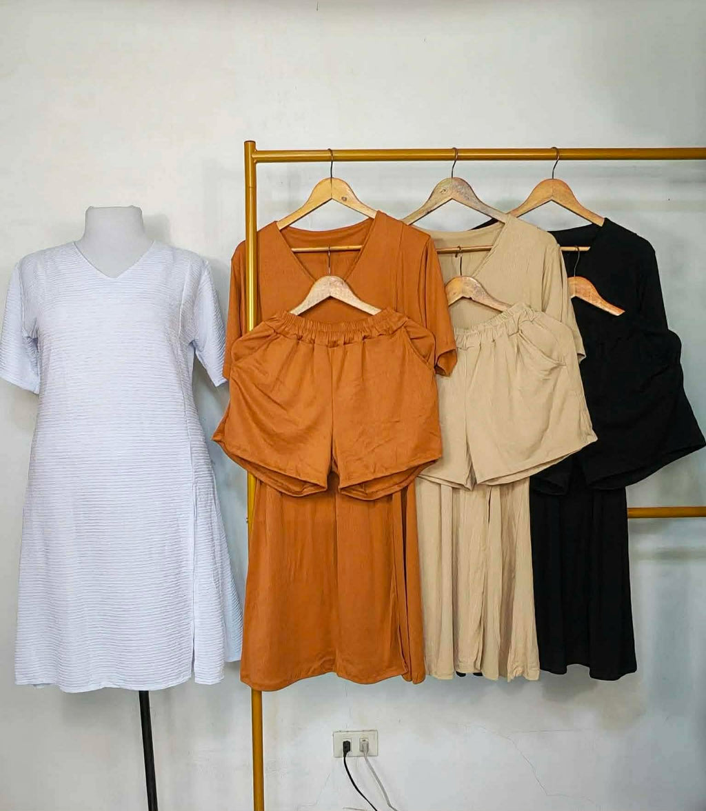 Plus Size Camille Slit Dress With Shorts