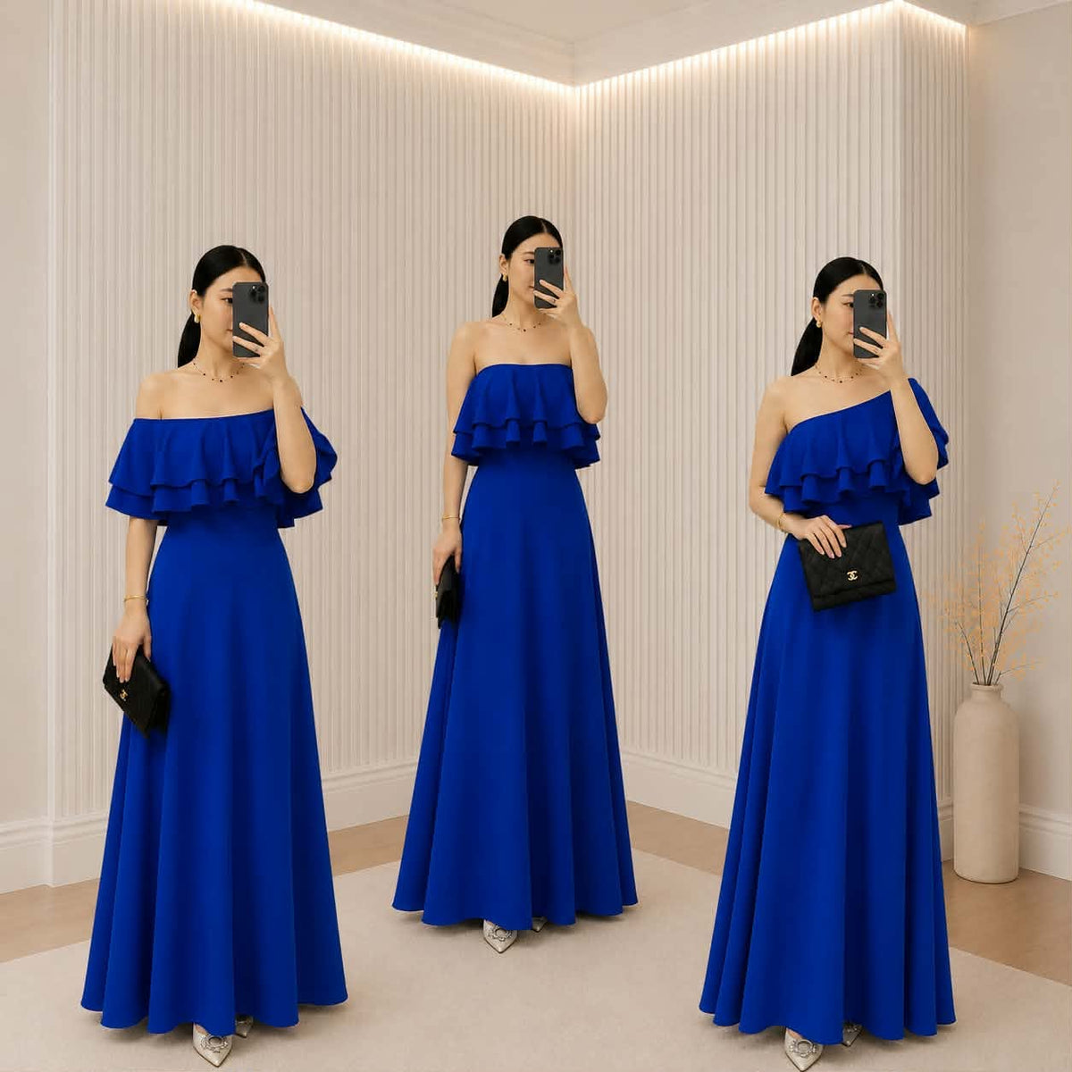 Fame Offshoulder Maxi Dress