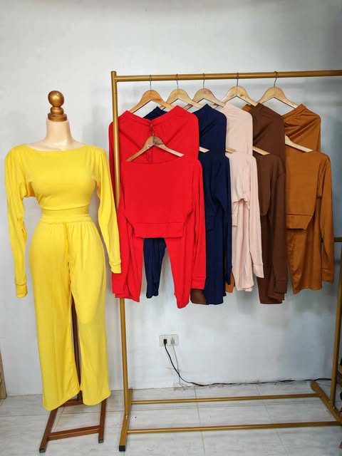 Lara Offshoulder Top and Pants Coords