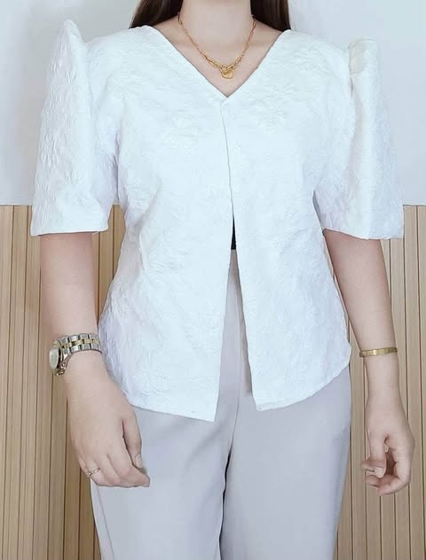 Plus Size Yuna Filipiniana Bolero Top