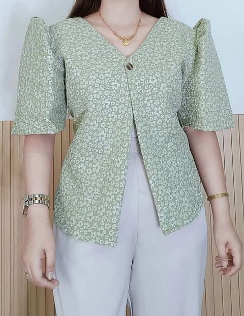 Plus Size Yuna Filipiniana Bolero Top