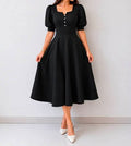 Selena Puff Maxi Dress
