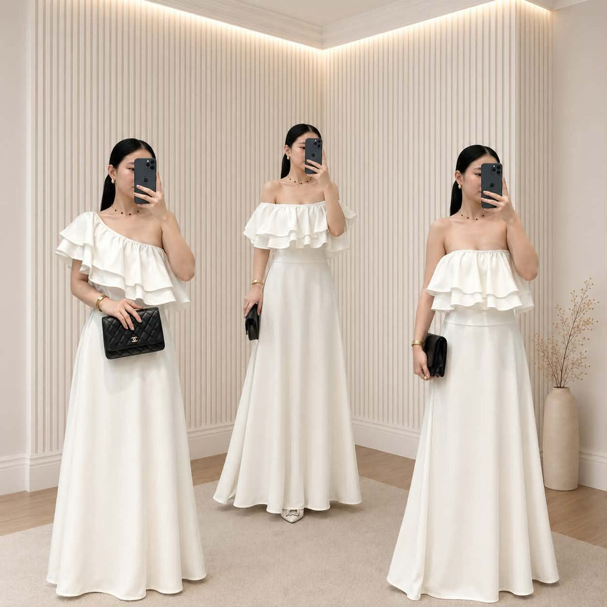 Fame Offshoulder Maxi Dress