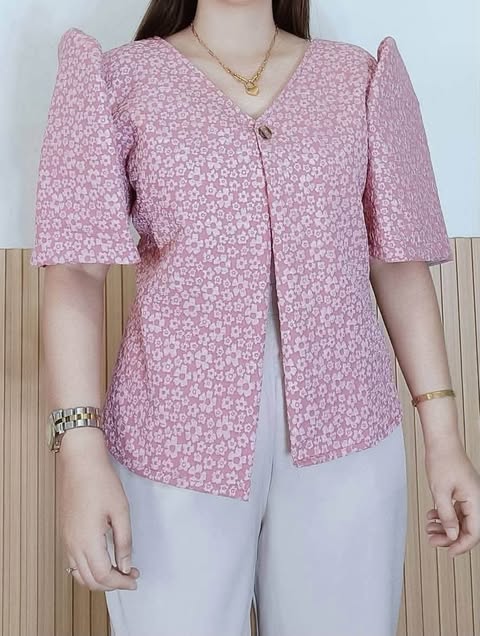 Plus Size Yuna Filipiniana Bolero Top