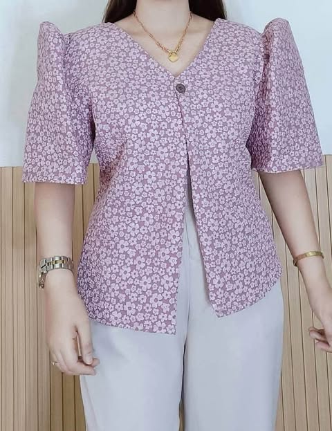 Plus Size Yuna Filipiniana Bolero Top