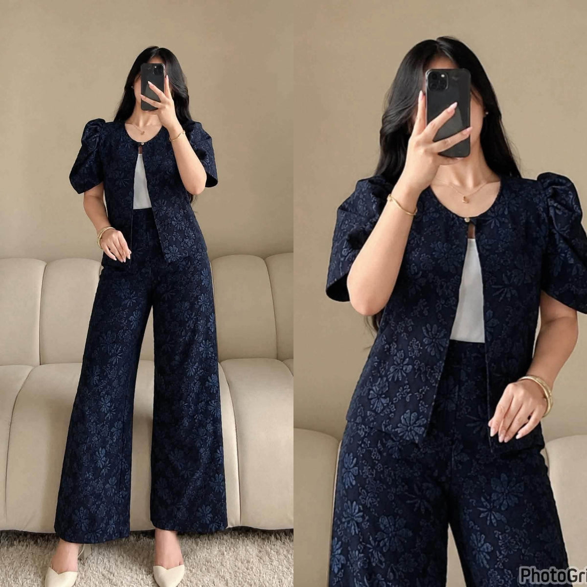 Kim Bolero Top and Pants Coords