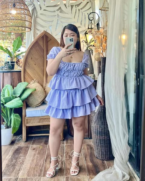 Plus Size Sheena Coquette Top and Skort Coords