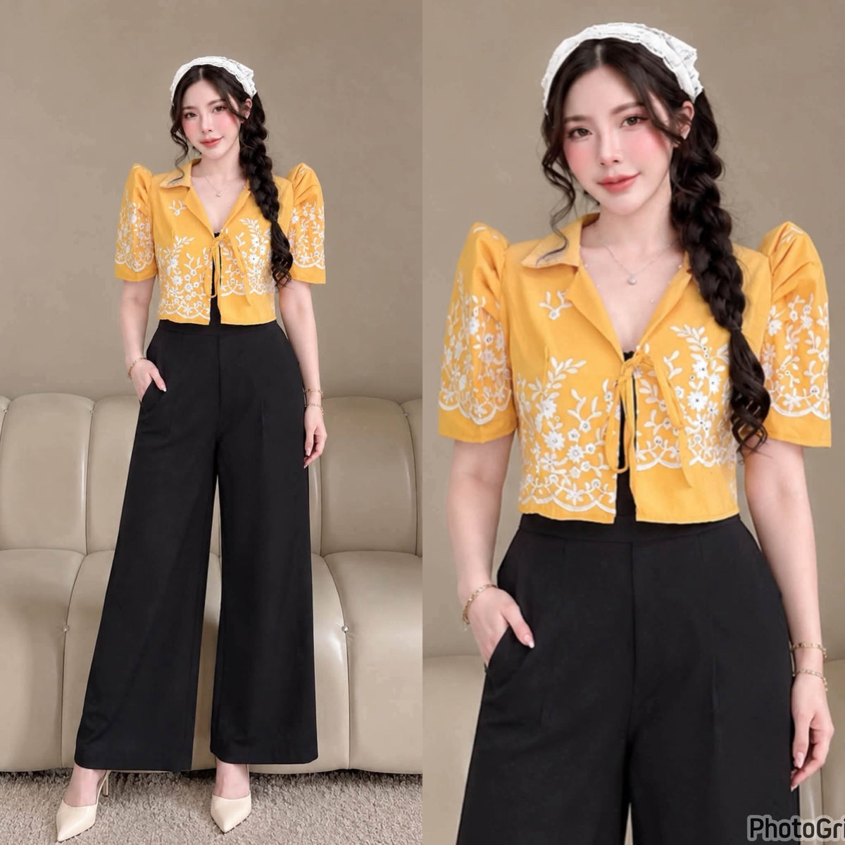 Cindy Filipiniana Bolero Top