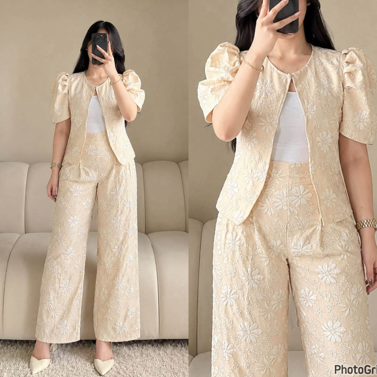 Kim Bolero Top and Pants Coords