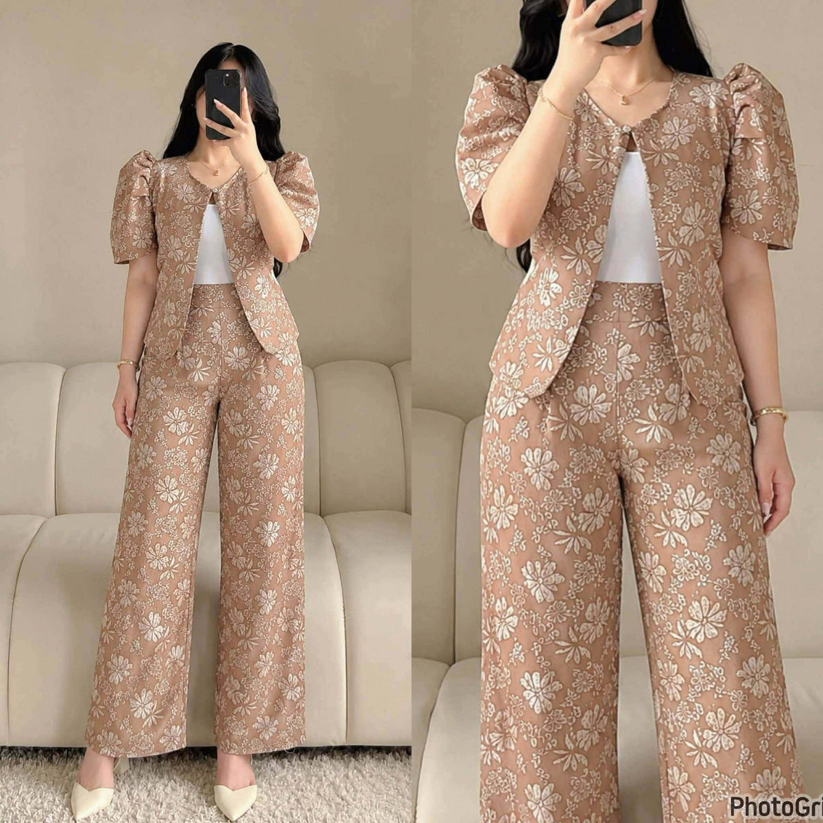Kim Bolero Top and Pants Coords