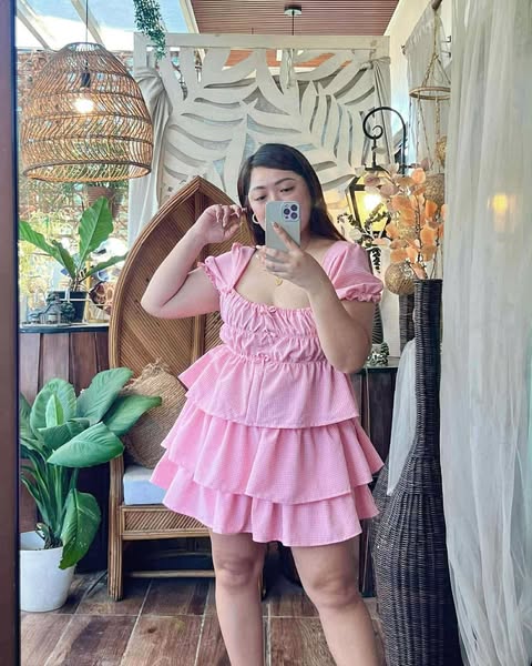 Plus Size Sheena Coquette Top and Skort Coords