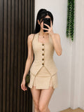 Glenda Vest Top and Skort Coords