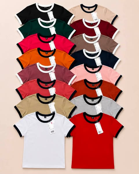U*qlo Basic Two Tone Top