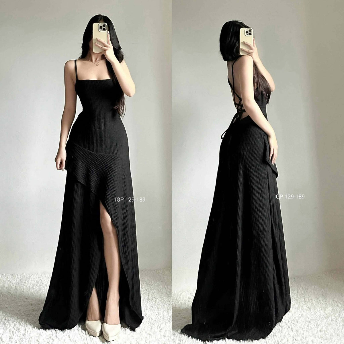 Clea Backless Maxi Dress
