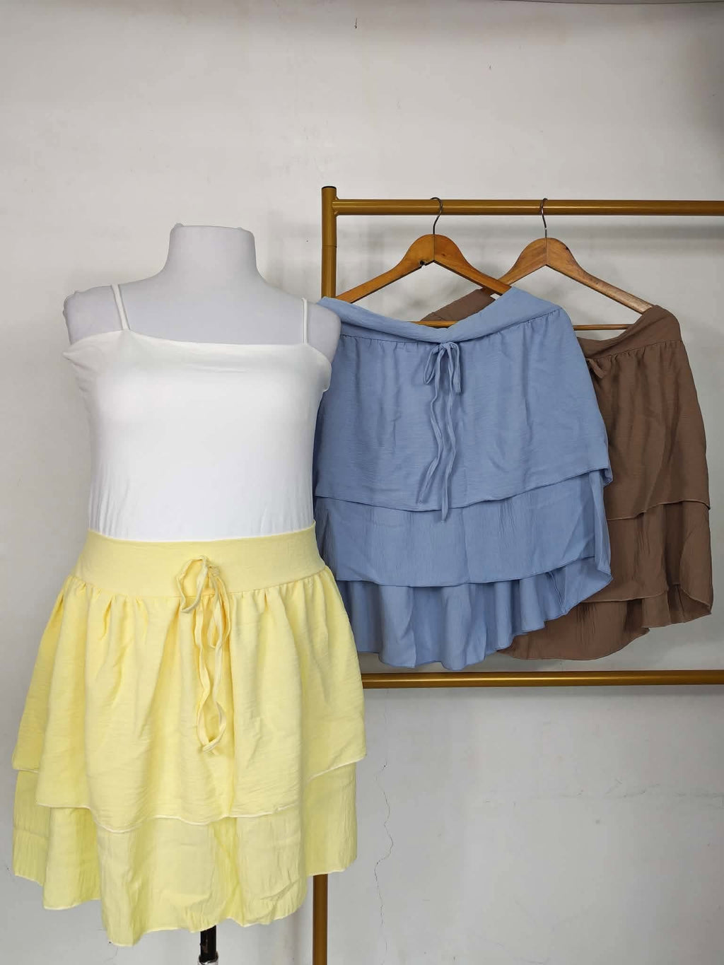 Plus Size Betty Layered Mini Skirt