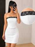 Athena Tube Lace Top and Skirt Coords