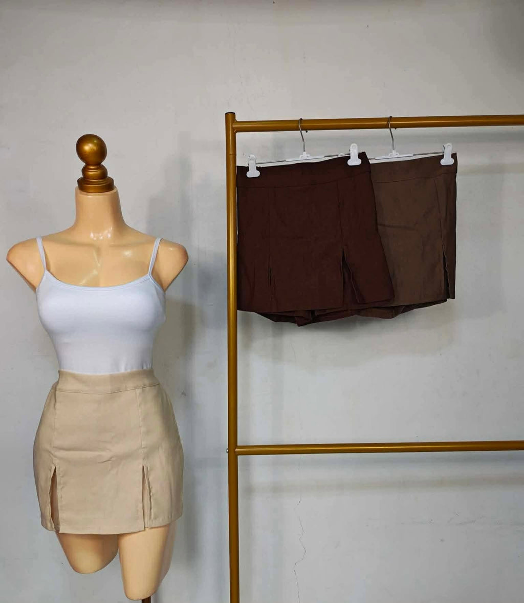 Demi Two Slit Skort