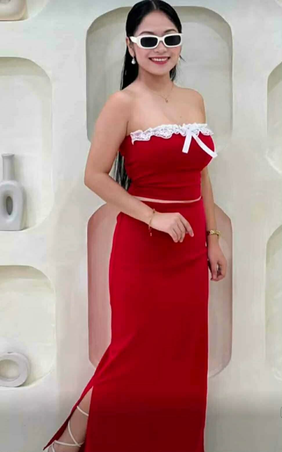 Talin Slit Maxi Skirt