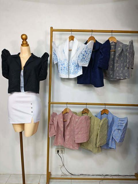 Trina Filipiniana Bolero Top