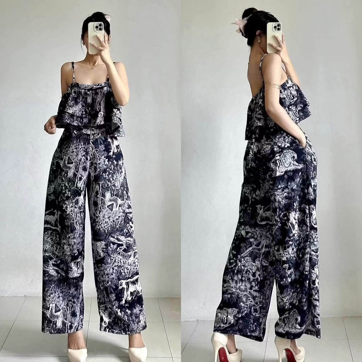Atasha Layered Top and Pants Coords