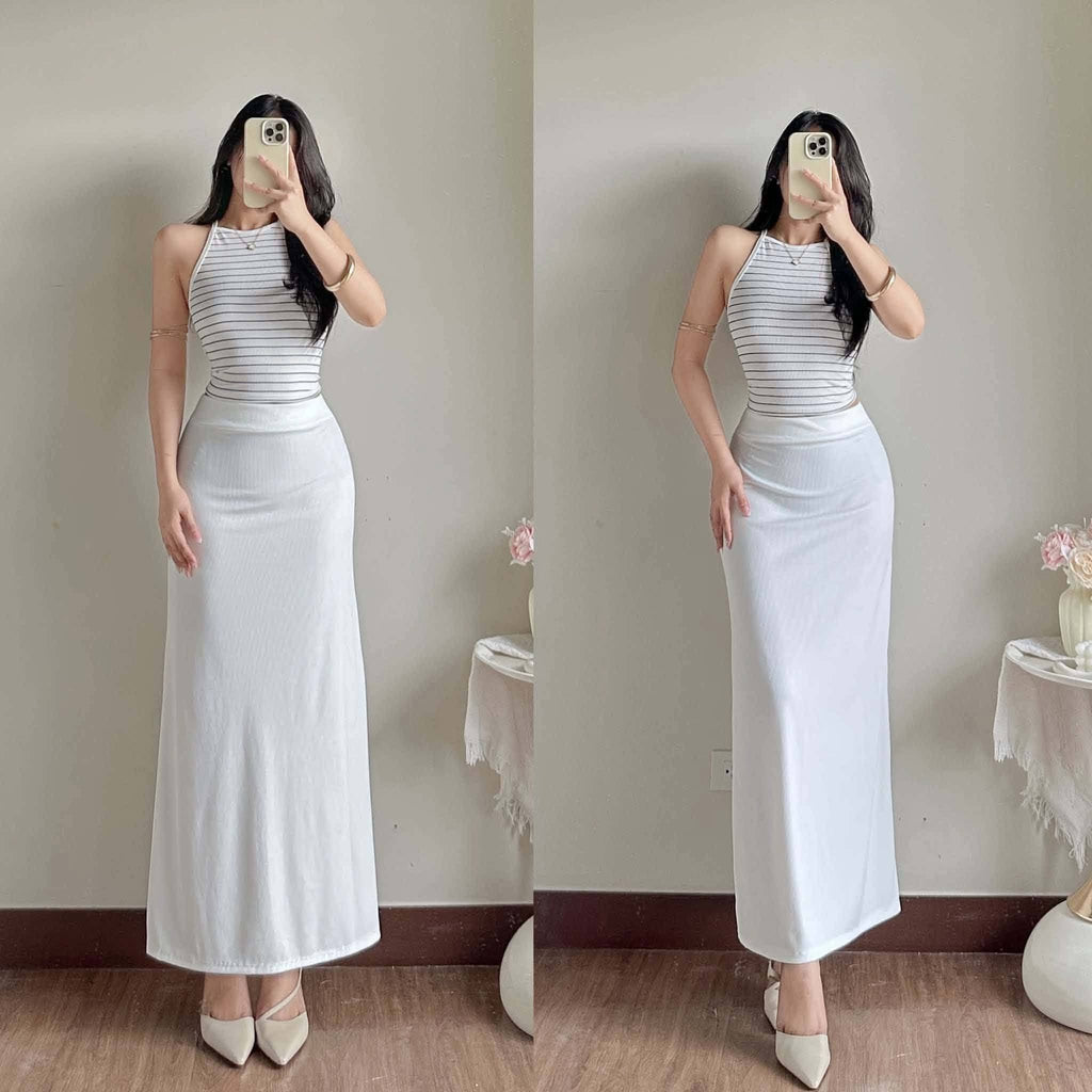 Verre Halter Top and Skirt Coords