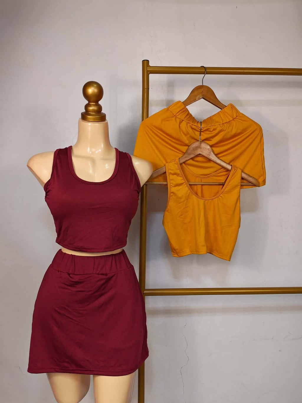 Wendy Crop Top and Skort Coords