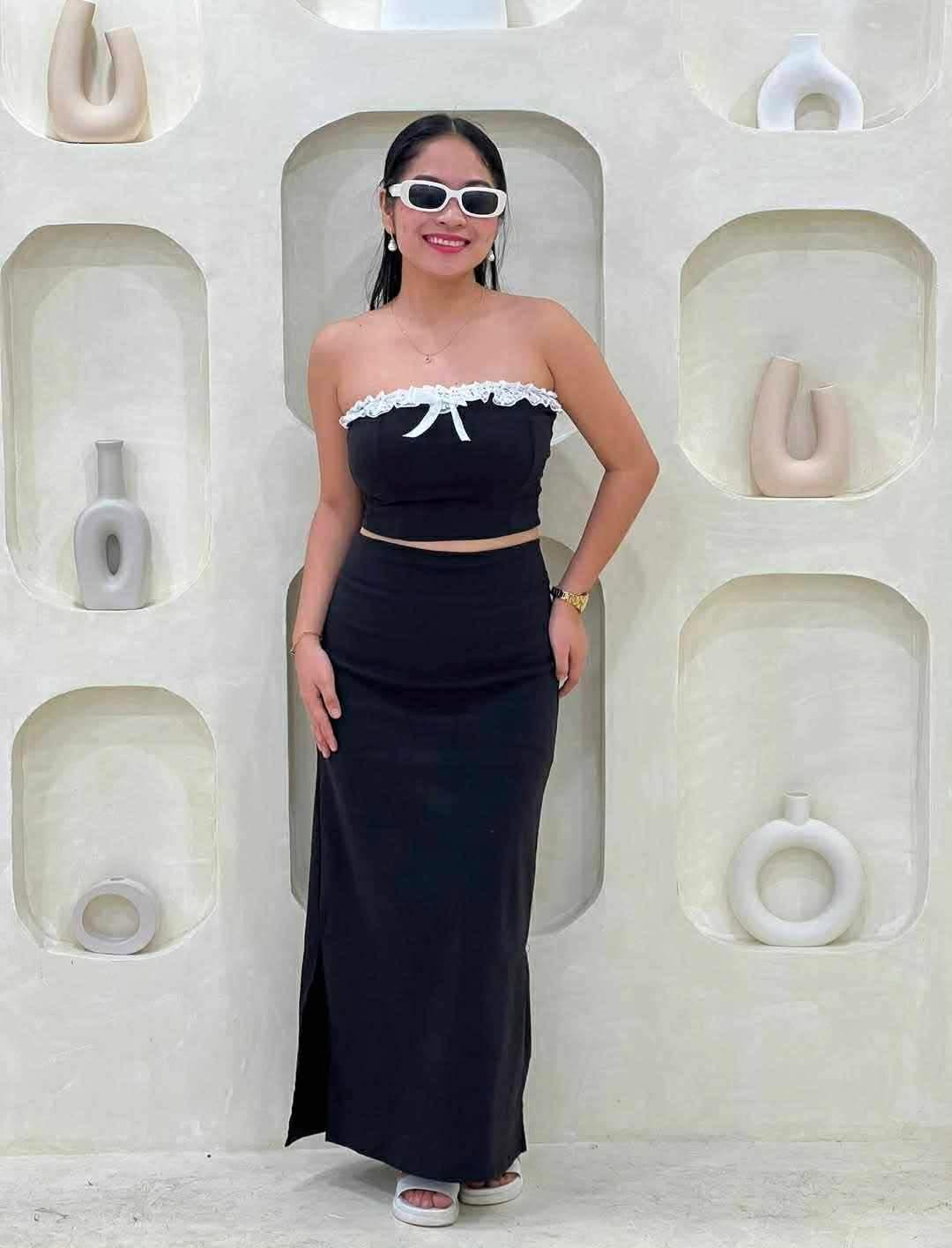 Talin Slit Maxi Skirt