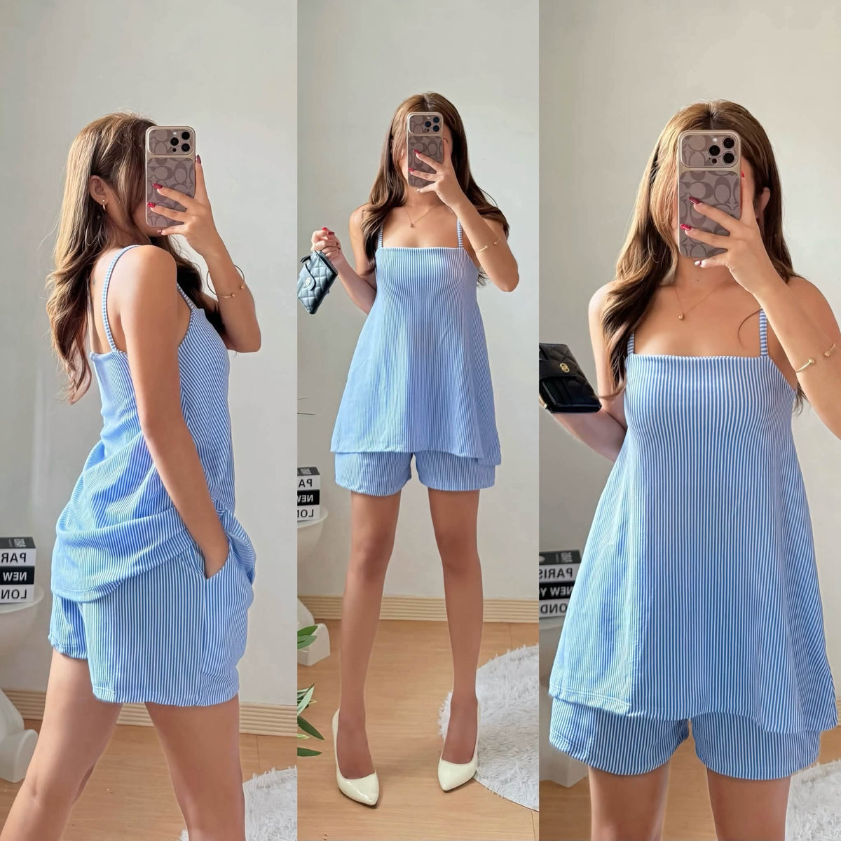 Mirah Spag Top and Shorts Coords
