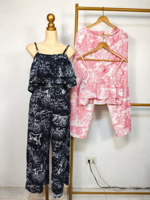 Atasha Layered Top and Pants Coords