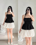 Maedy Halter Peplum Top