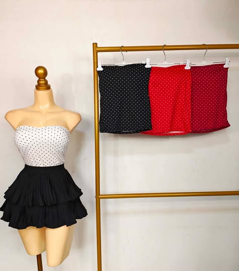 Gabby Padded Heart Tube Top Double Lining Bust Area