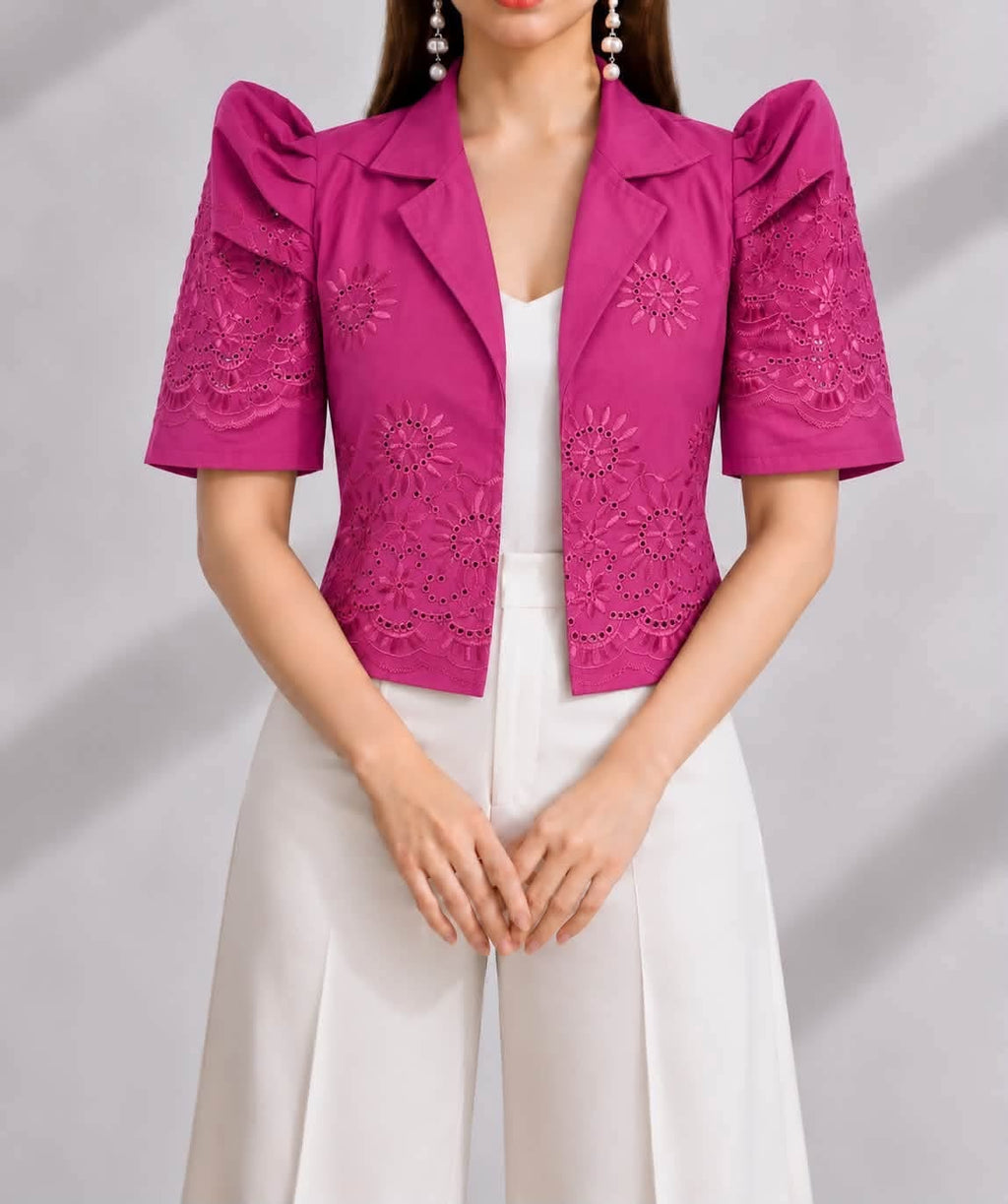Trina Filipiniana Bolero Top