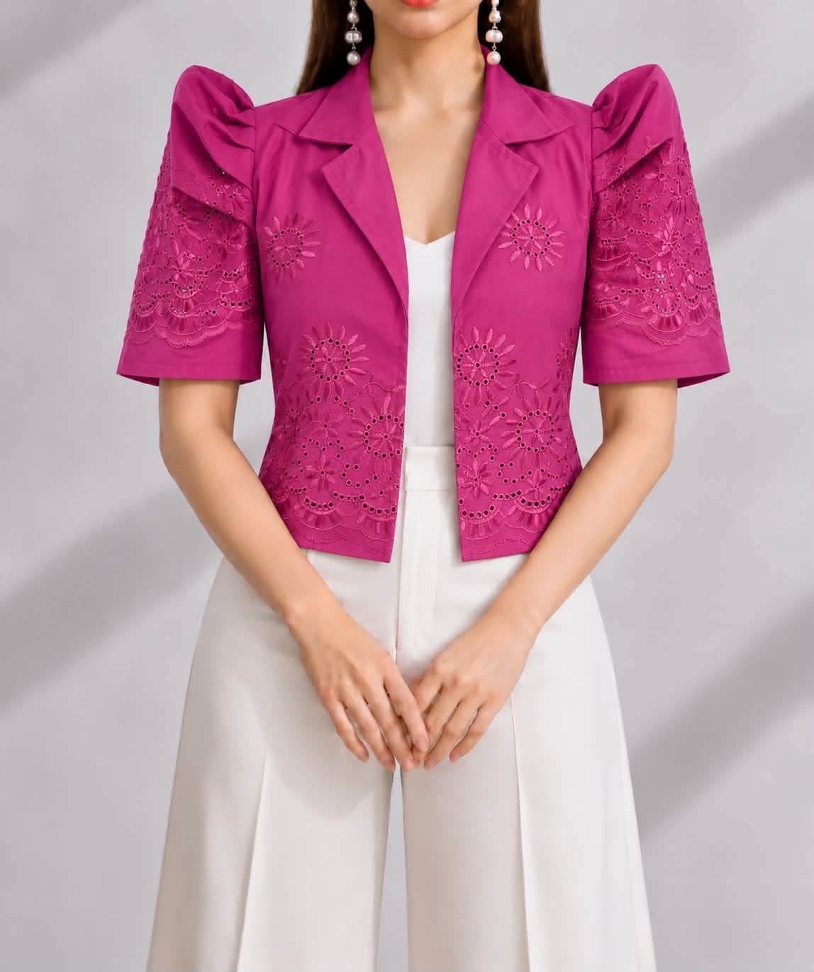 Trina Filipiniana Bolero Top