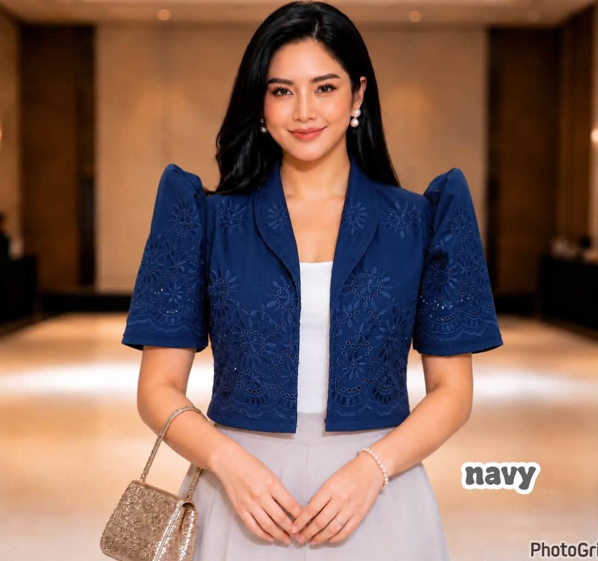 Cindy Filipiniana Bolero Top