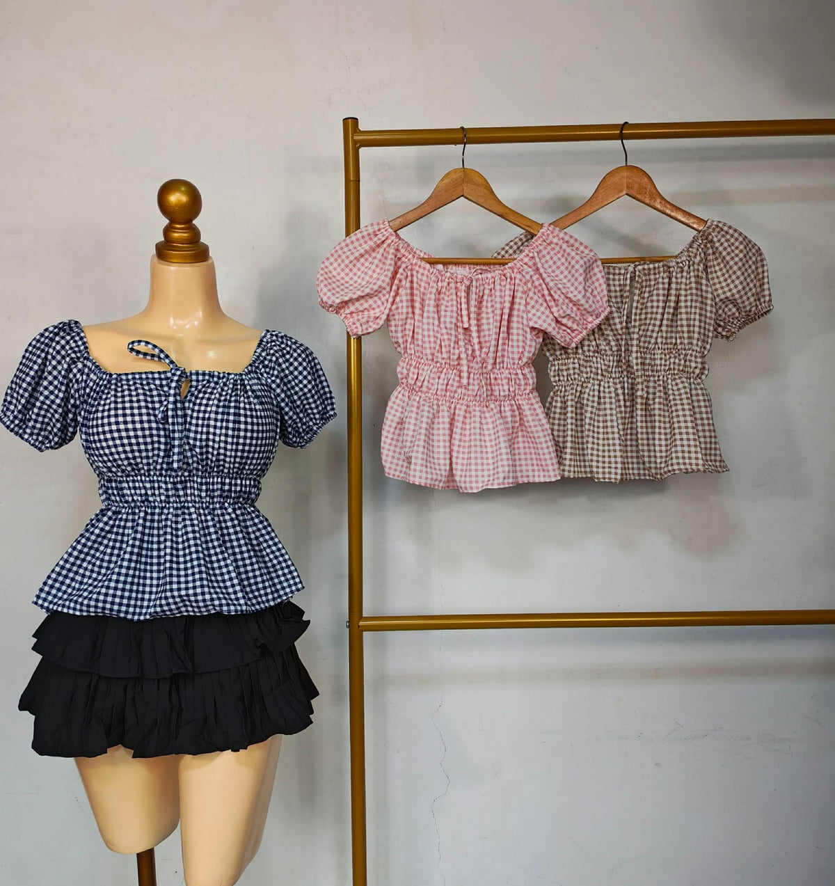 Shy Offshoulder Peplum Top
