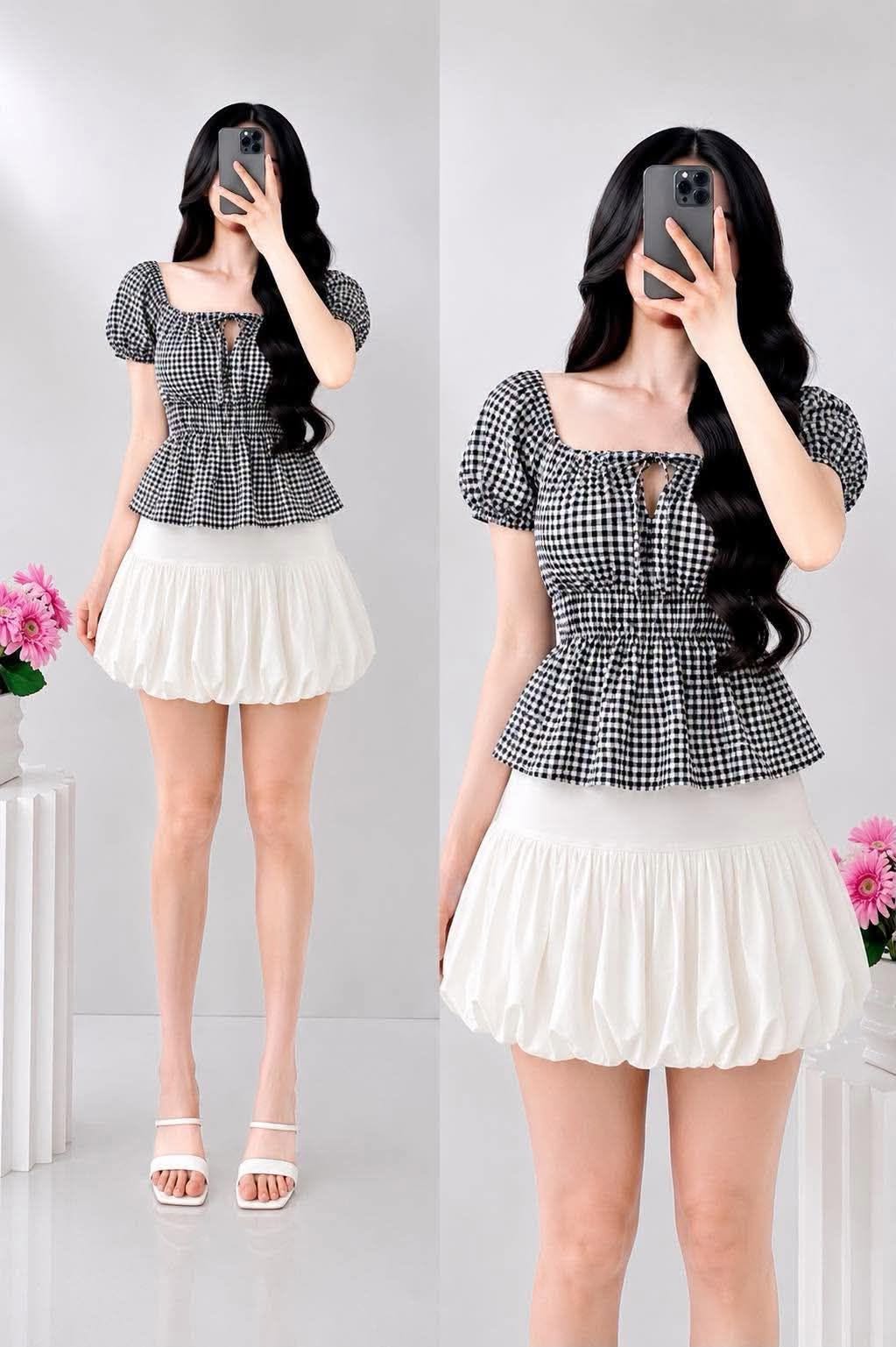 Shy Offshoulder Peplum Top