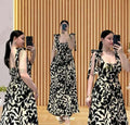 Mau Self Tie Maxi Dress