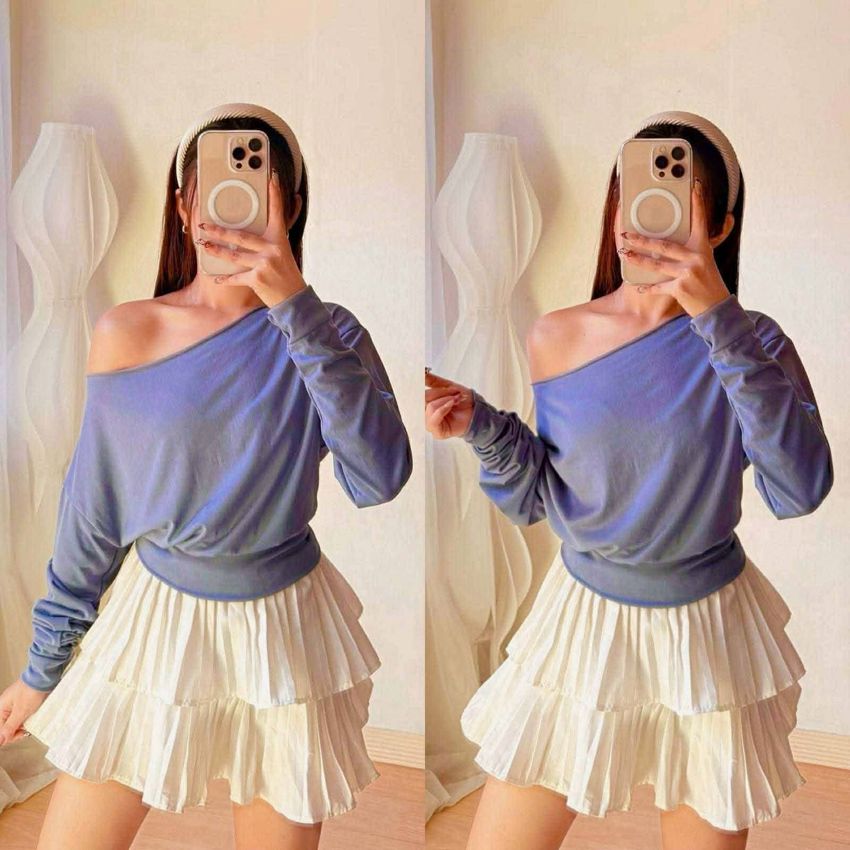 Hailey Offshoulder Longsleeve Top