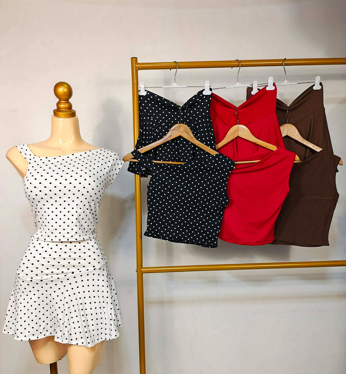 Allora Offshoulder Top and Skort Coords