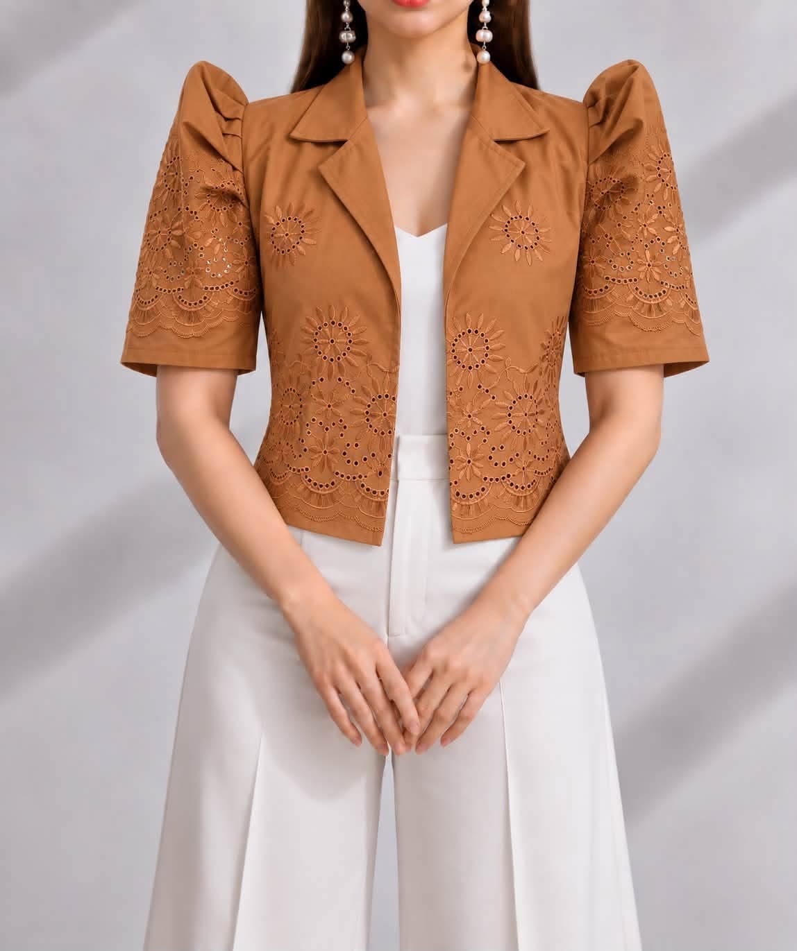 Trina Filipiniana Bolero Top
