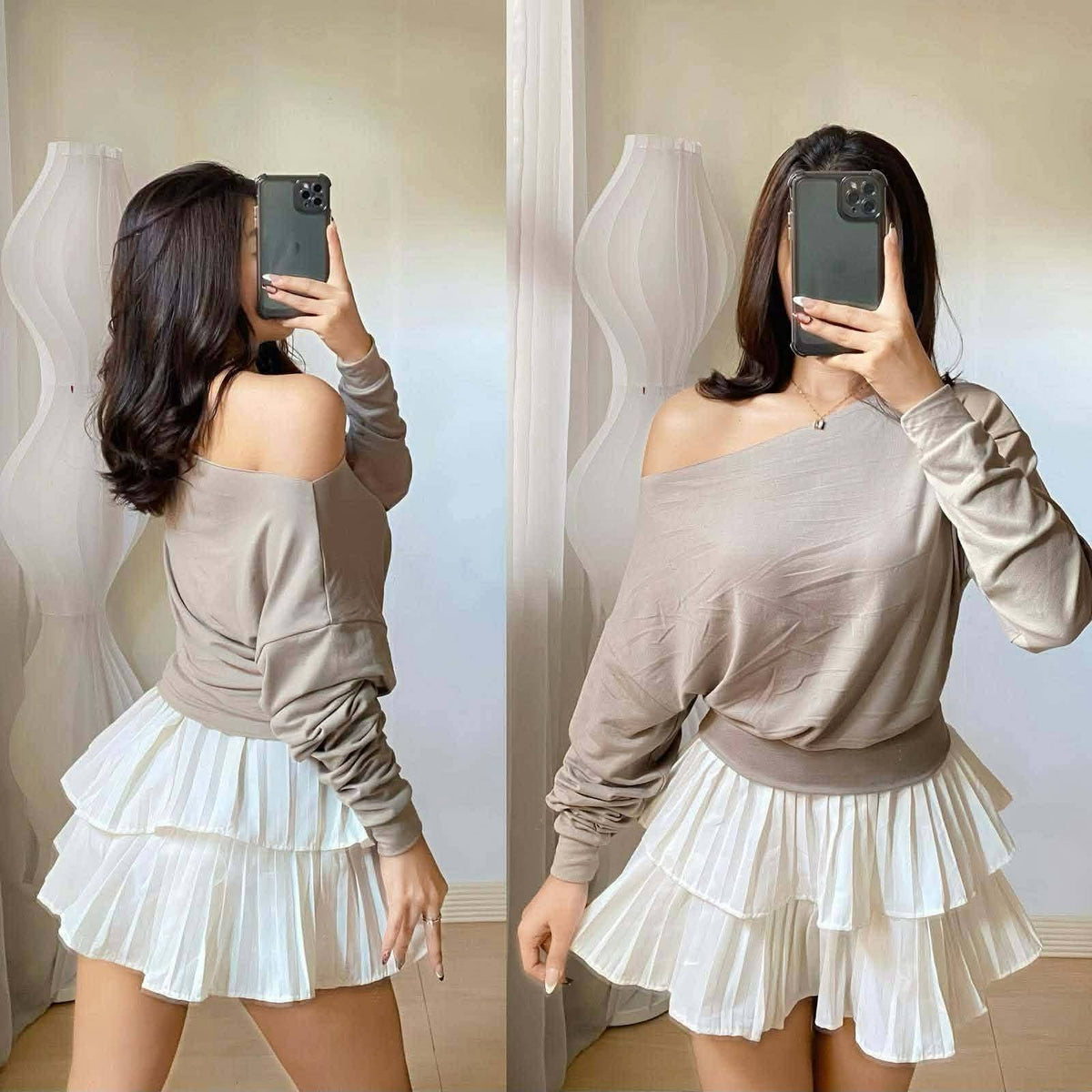 Hailey Offshoulder Longsleeve Top