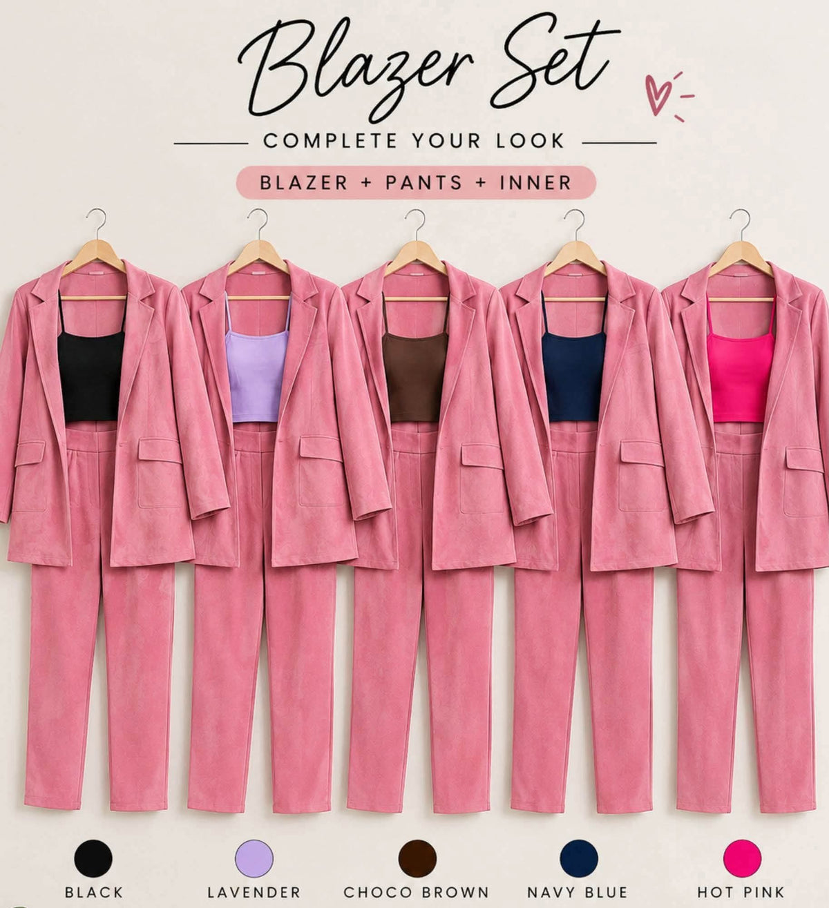 Kara 3in1 Blazer and Pants Coords
