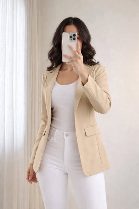 Alexa Blazer Top